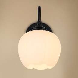 Apliques de pared con luz descendente para protección ocular con pintura contemporánea moderna
