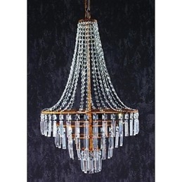 Lámpara de araña de metal de latón antiguo, estilo rústico, estilo retro, estilo campestre, estilo tradicional y contemporáneo.