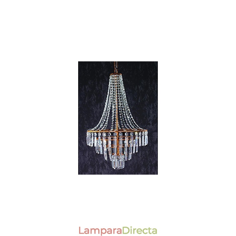 Lámpara de araña de metal de latón antiguo, estilo rústico, estilo retro, estilo campestre, estilo tradicional y contemporáneo.