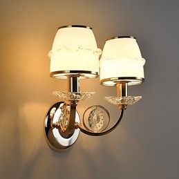 Apliques de pared con luz ambiental, modernos y contemporáneos, con acabado galvanizado, para protección ocular.