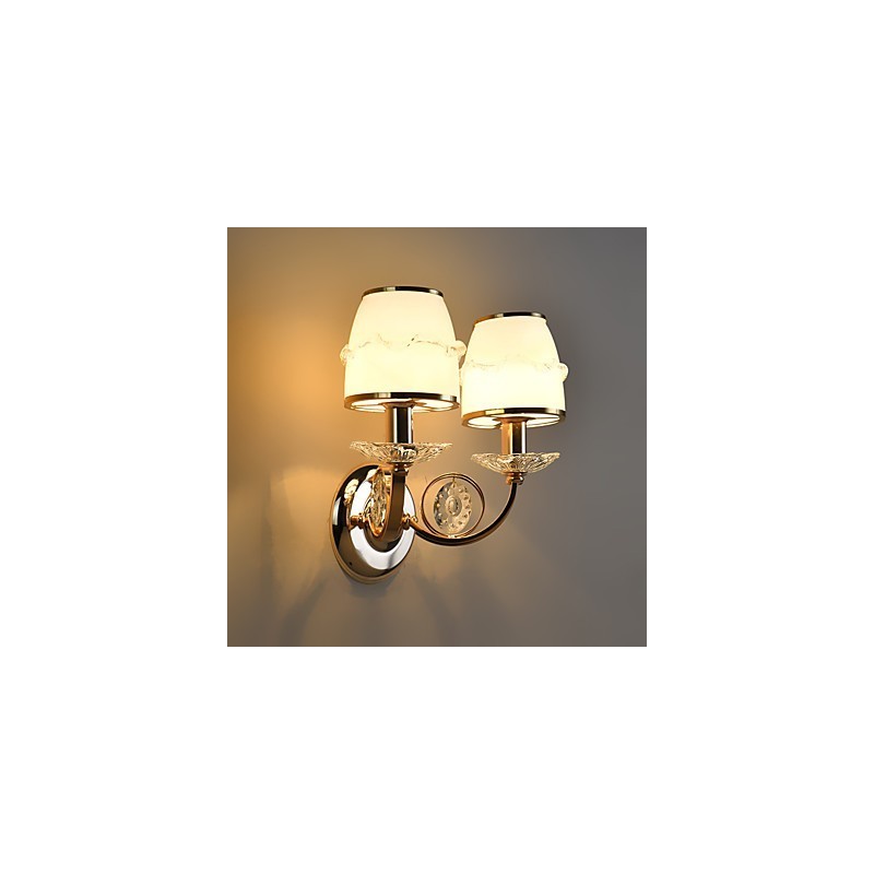 Apliques de pared con luz ambiental, modernos y contemporáneos, con acabado galvanizado, para protección ocular.