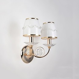 Apliques de pared con luz ambiental, modernos y contemporáneos, con acabado galvanizado, para protección ocular.