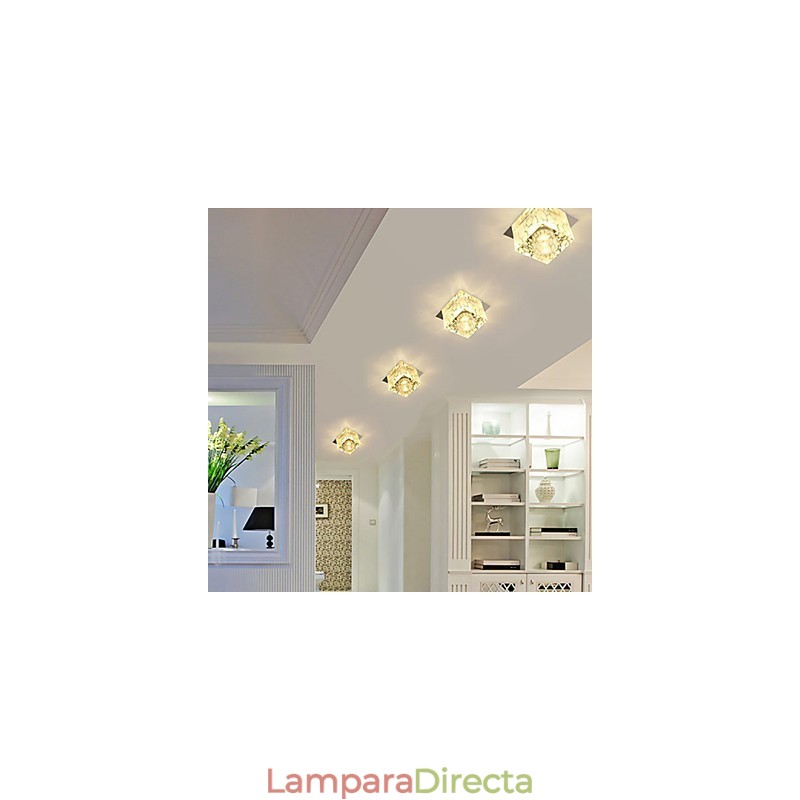 Lámpara de cristal SMD CreativeTube Spotlight Absorb Dome Light