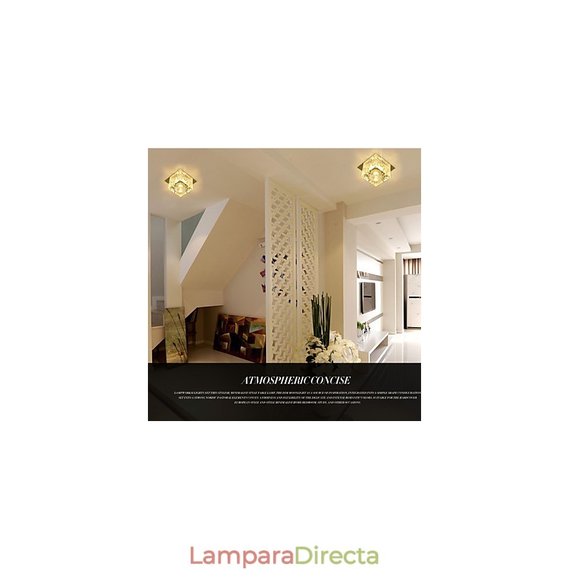 Lámpara de cristal SMD CreativeTube Spotlight Absorb Dome Light