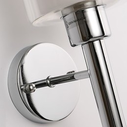 Apliques de pared con luz ambiental y protección ocular con pintura contemporánea moderna