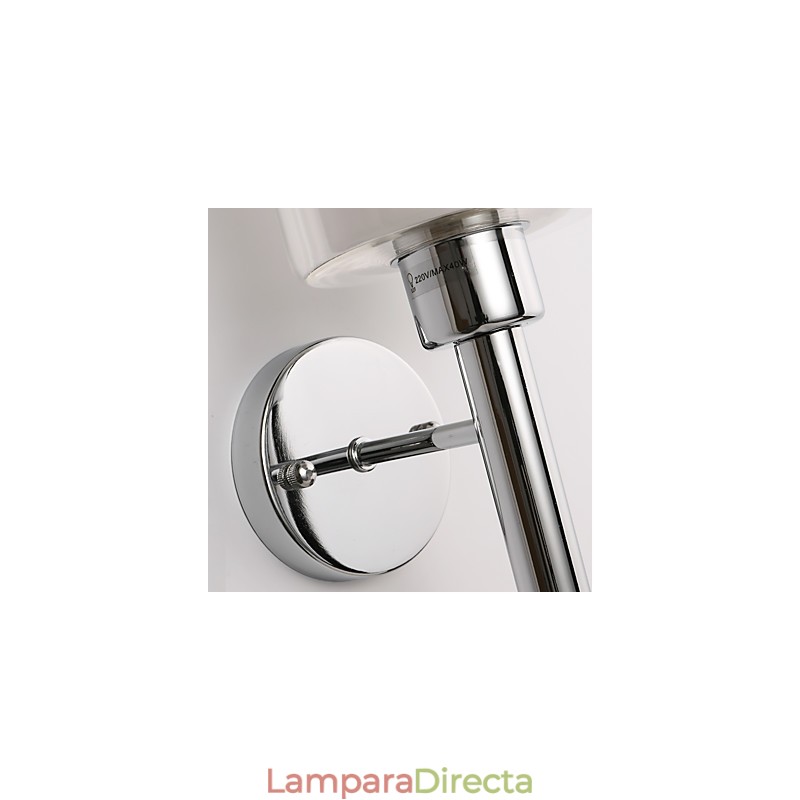 Apliques de pared con luz ambiental y protección ocular con pintura contemporánea moderna