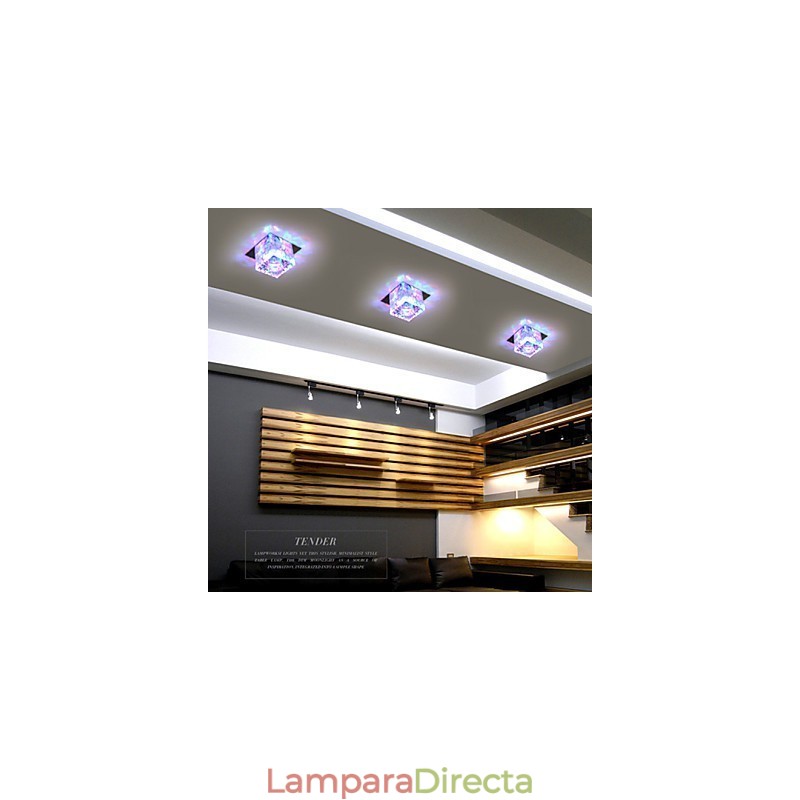 Lámpara de cristal SMD CreativeTube Spotlight Absorb Dome Light