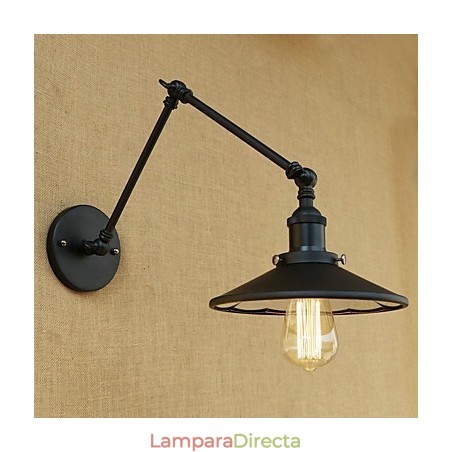 Lámpara de pared con brazo oscilante estilo mini, estilo rústico, estilo retro, con pintura de estilo rústico. Lámpara de pared con brazo oscilante estilo mini, estilo rústico, estilo retro, con pintura de estilo rústico.