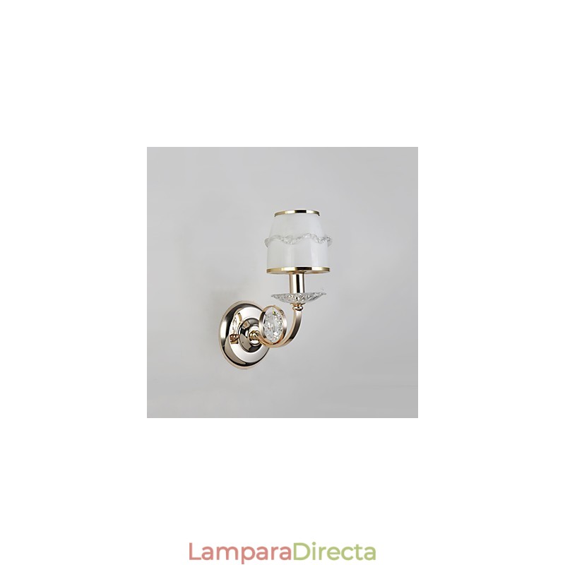 Apliques de pared con luz ambiental, modernos y contemporáneos, con acabado galvanizado, para protección ocular.