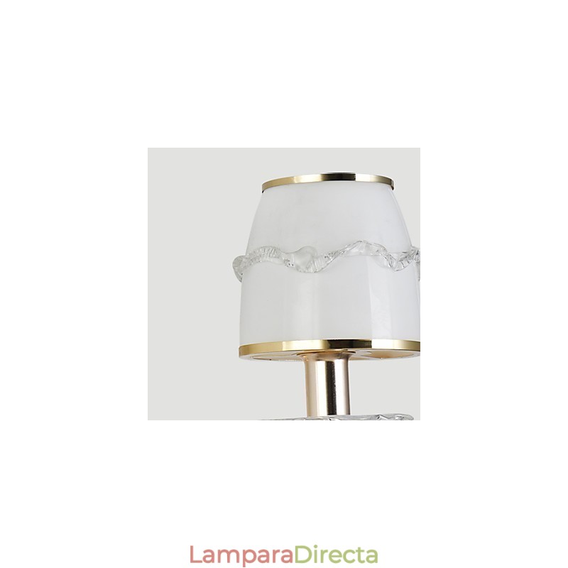 Apliques de pared con luz ambiental, modernos y contemporáneos, con acabado galvanizado, para protección ocular.