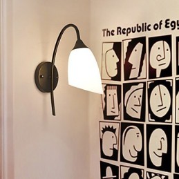 Apliques de pared con pintura retro clásica tradicional de estilo campestre.