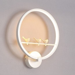 Apliques de pared con luz ambiental moderna y contemporánea integrada para estilo mini.