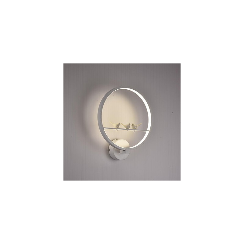 Apliques de pared con luz ambiental moderna y contemporánea integrada para estilo mini.