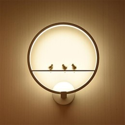 Apliques de pared con luz ambiental moderna y contemporánea integrada para estilo mini.