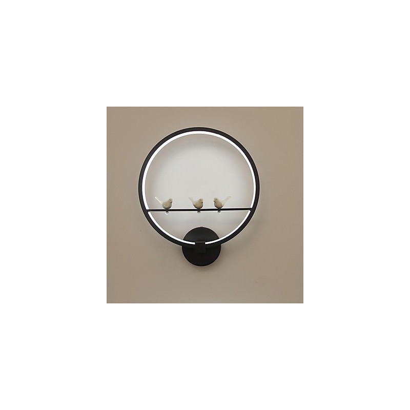 Apliques de pared con luz ambiental moderna y contemporánea integrada para estilo mini.