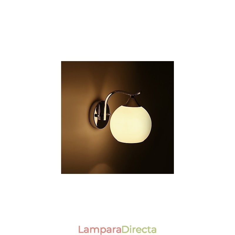 Apliques de pared con luz ambiental y protección ocular con pintura contemporánea moderna