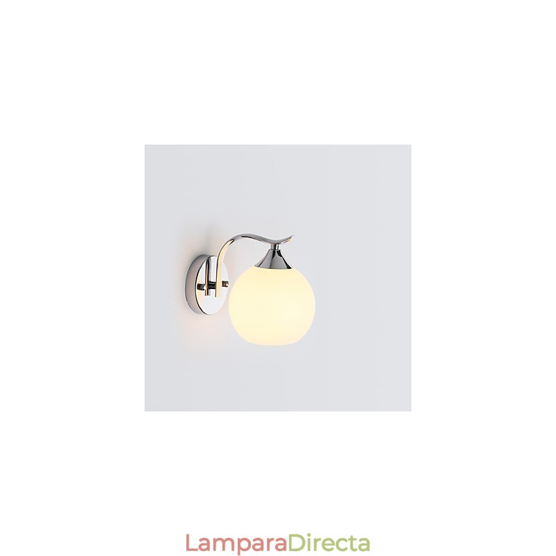 Apliques de pared con luz ambiental y protección ocular con pintura contemporánea moderna