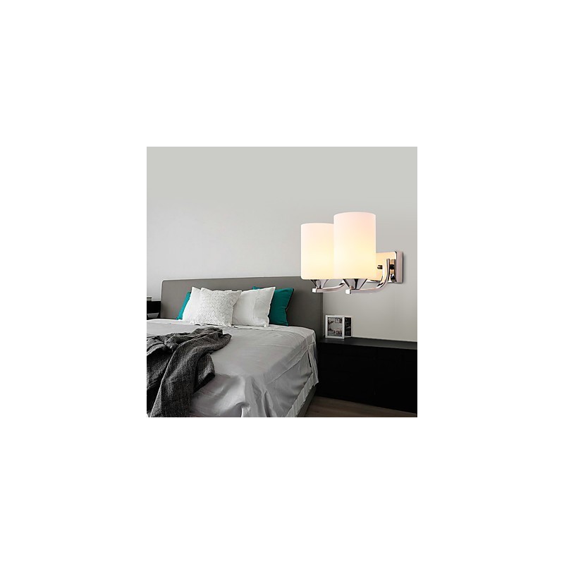 Pintura contemporánea moderna para apliques de pared con luz ambiental.