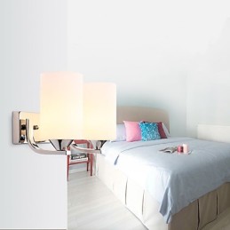 Pintura contemporánea moderna para apliques de pared con luz ambiental.