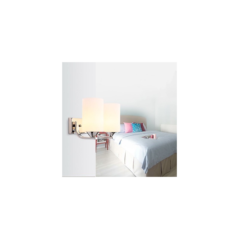 Pintura contemporánea moderna para apliques de pared con luz ambiental.