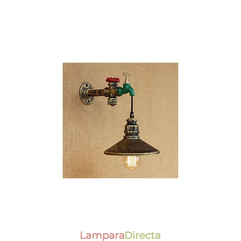 Aplique de pared con luz ambiental estilo mini con pintura retro novedosa de estilo campestre