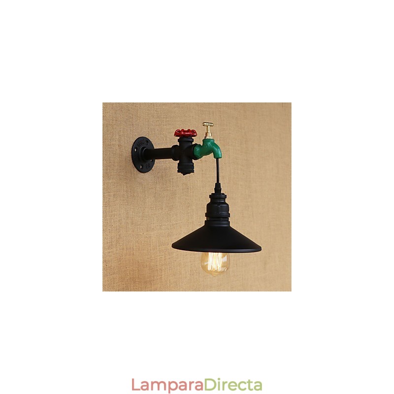 Aplique de pared con luz ambiental estilo mini con pintura retro novedosa de estilo campestre
