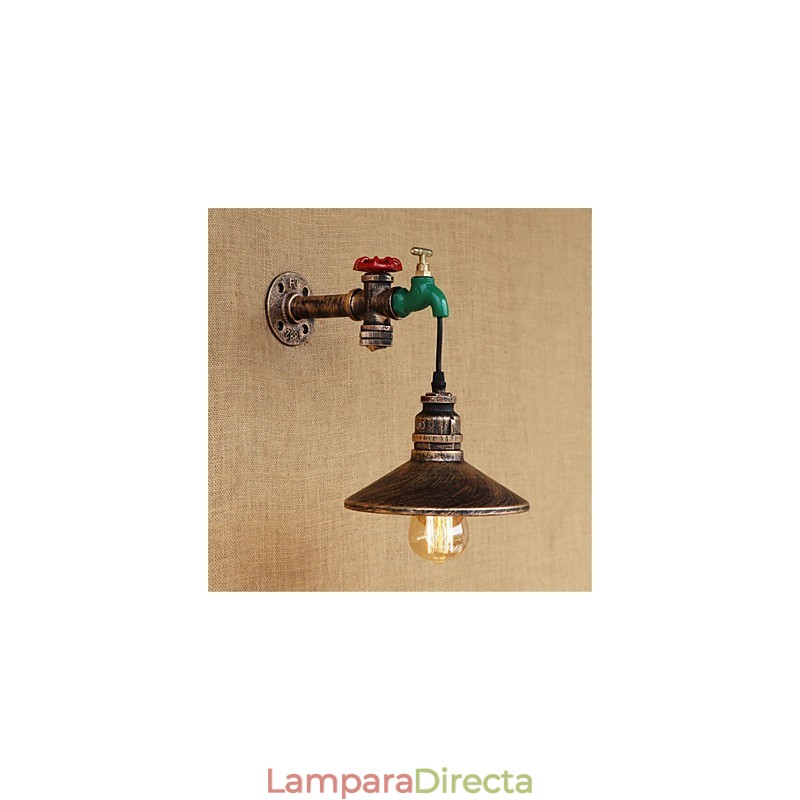Aplique de pared con luz ambiental estilo mini con pintura retro novedosa de estilo campestre