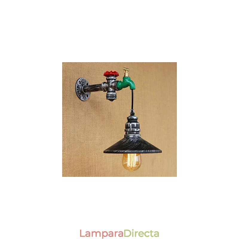 Aplique de pared con luz ambiental estilo mini con pintura retro novedosa de estilo campestre