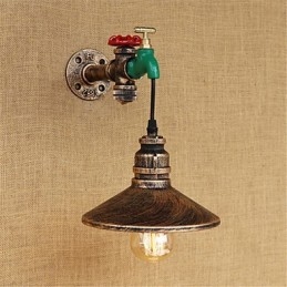 Aplique de pared con luz ambiental estilo mini con pintura retro novedosa de estilo campestre