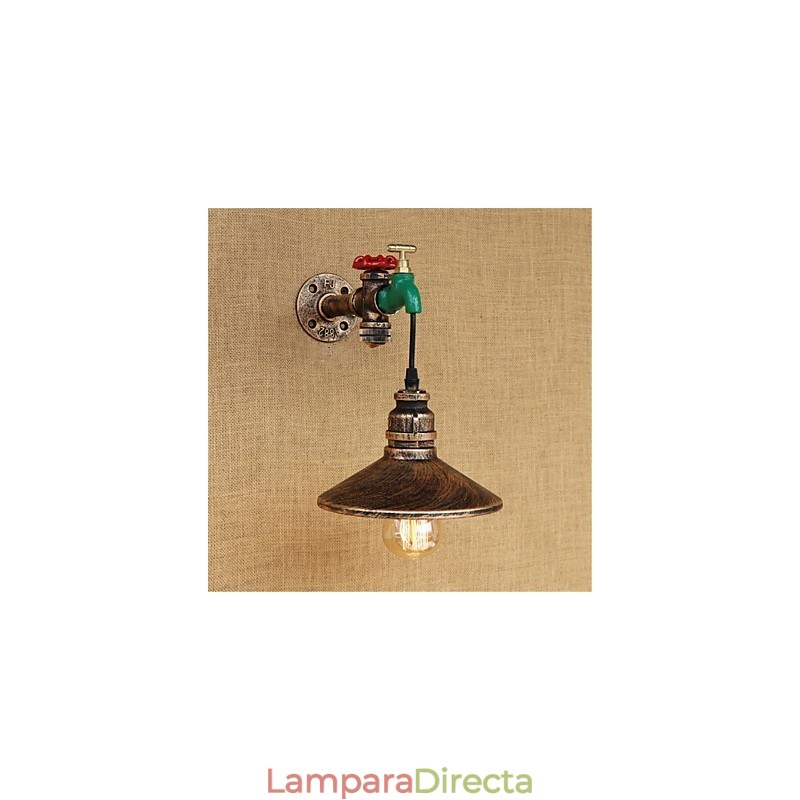 Aplique de pared con luz ambiental estilo mini con pintura retro novedosa de estilo campestre