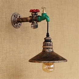 Aplique de pared con luz ambiental estilo mini con pintura retro novedosa de estilo campestre