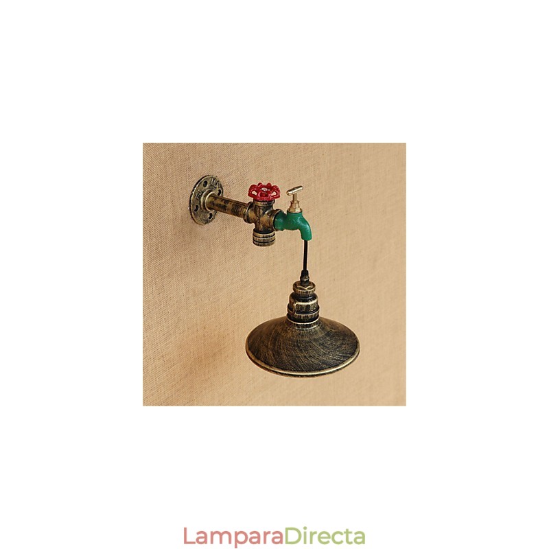 Aplique de pared con luz ambiental estilo mini con pintura retro novedosa de estilo campestre