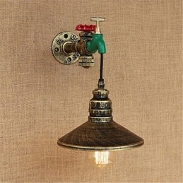 Aplique de pared con luz ambiental estilo mini con pintura retro novedosa de estilo campestre