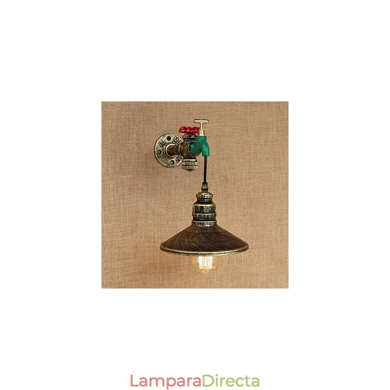 Aplique de pared con luz ambiental estilo mini con pintura retro novedosa de estilo campestre