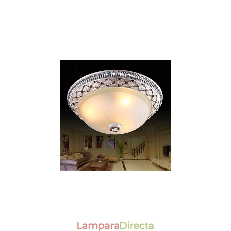 Lámpara de cúpula de resina de tipo europeo con luz de cúpula absorbente.