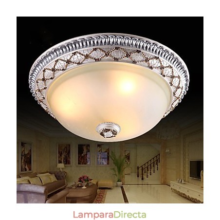 Lámpara de cúpula de resina de tipo europeo con luz de cúpula absorbente. Lámpara de cúpula de resina de tipo europeo con luz de cúpula absorbente.