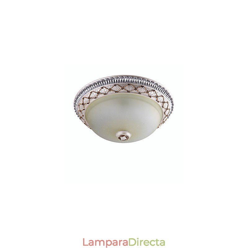Lámpara de cúpula de resina de tipo europeo con luz de cúpula absorbente.