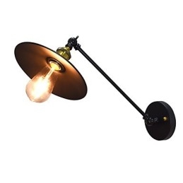 Lámpara de pared de hierro Buzz Wall Lámpara de sable de luz negro tonto en la pared