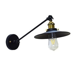 Lámpara de pared de hierro Buzz Wall Lámpara de sable de luz negro tonto en la pared