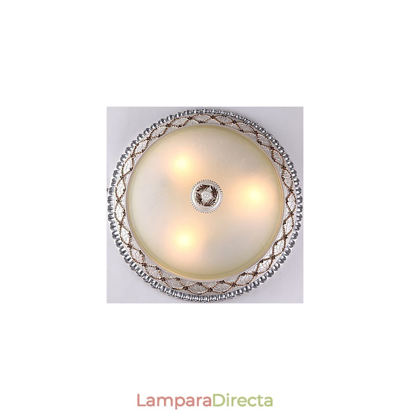 Lámpara de cúpula de resina de tipo europeo con luz de cúpula absorbente.
