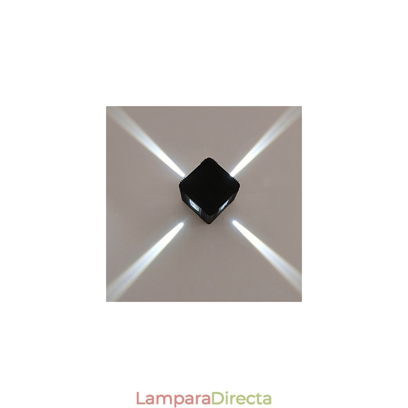 Lámpara de pared empotrada de aluminio moderna y ligera para decorar paredes