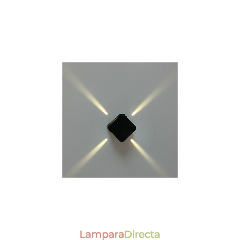 Lámpara de pared empotrada de aluminio moderna y ligera para decorar paredes