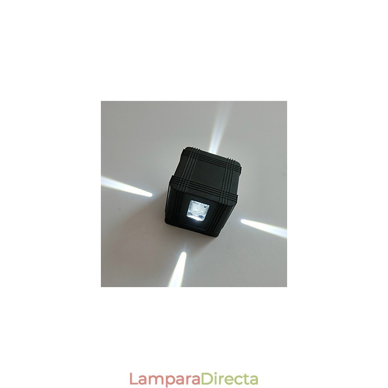 Lámpara de pared empotrada de aluminio moderna y ligera para decorar paredes