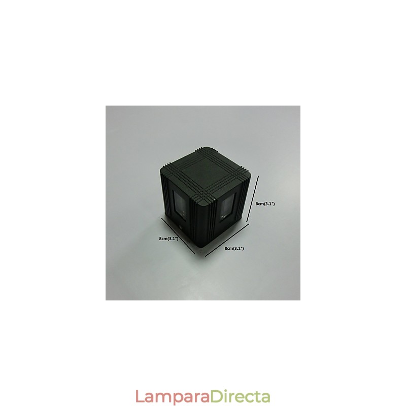 Lámpara de pared empotrada de aluminio moderna y ligera para decorar paredes