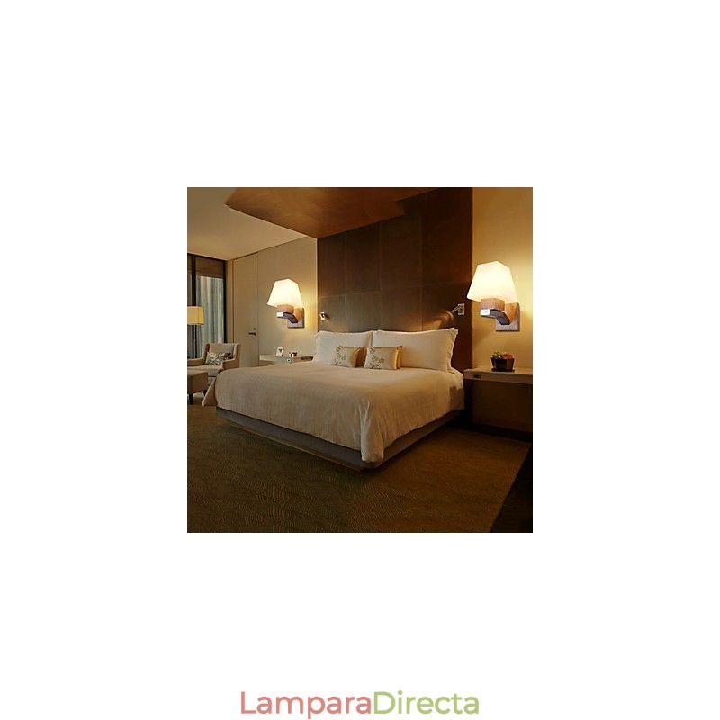 Apliques de pared modernos y contemporáneos para iluminación ascendente.