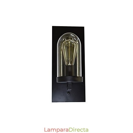 Lámpara de pared de acero pintado, estilo café americano negro, estilo retro, con sable de luz. Lámpara de pared de acero pintado, estilo café americano negro, estilo retro, con sable de luz.