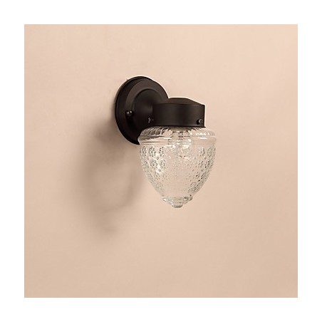 Aplique de pared con luz ambiental de estilo mini con acabado de óxido negro contemporáneo moderno Aplique de pared con luz ambiental de estilo mini con acabado de óxido negro contemporáneo moderno