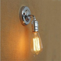 Aplique de pared con luz ambiental de brazo oscilante estilo mini con pintura retro