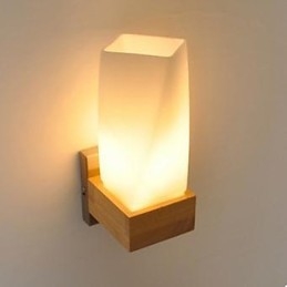Lámpara de pared de madera maciza de estilo nórdico para sala de estar, pasillo, balcón, dormitorio, cabecera de cama.