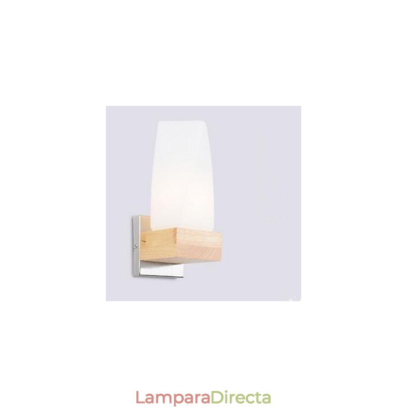 Lámpara de pared de madera maciza de estilo nórdico para sala de estar, pasillo, balcón, dormitorio, cabecera de cama.